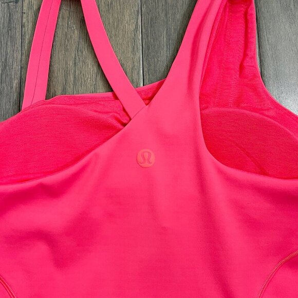 Lululemon Everlux Asymmetrical Tennis Tank Top Lip Gloss - Picture 6 of 7